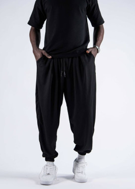 Штани вільного крою чорні MFStore Изображение Штани вільного крою чорні MFStore