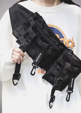 Багатофункціональна поясна сумки чорна MFStore Изображение Багатофункціональна поясна сумки чорна MFStore