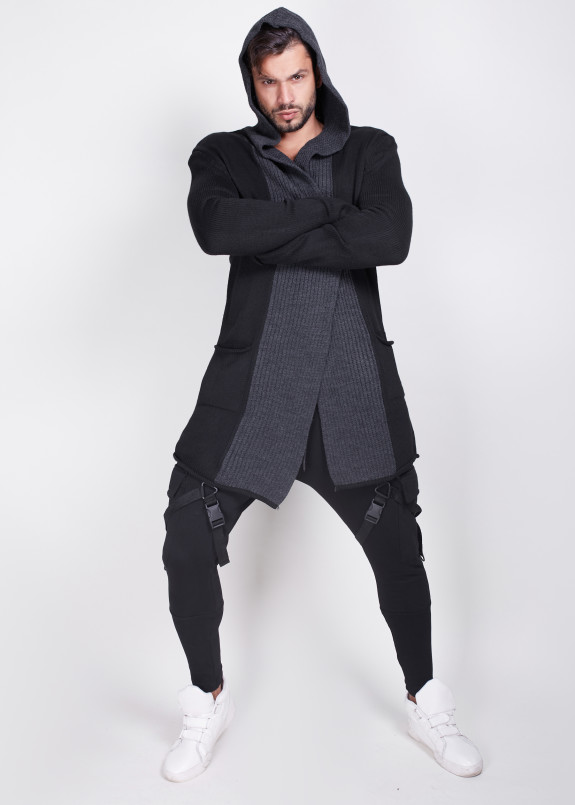 Двухцветный кардиган Mfstore Изображение Двухцветный кардиган Mfstore