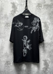Футболка оверсайз з текстом і принтами angels чорна MFStore Изображение Футболка оверсайз з текстом і принтами angels чорна MFStore