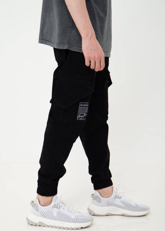 Джоггеры мужские карго черные Mfstore Изображение Джоггеры мужские карго черные Mfstore