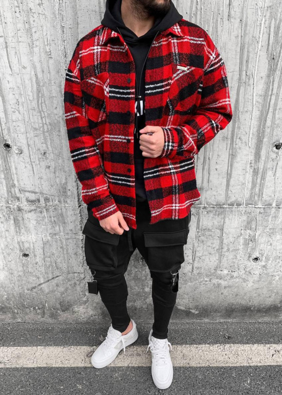 Рубашка оверсайз в клеточку MFStore Изображение Рубашка оверсайз в клеточку MFStore