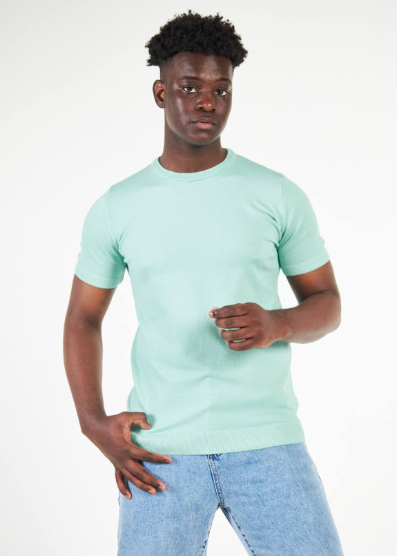 Футболка базова чоловіча ментолова MFStore Изображение Футболка базова чоловіча ментолова MFStore