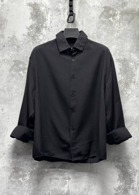 Сорочка оверсайз базова чорна MFStore Изображение Сорочка оверсайз базова чорна MFStore