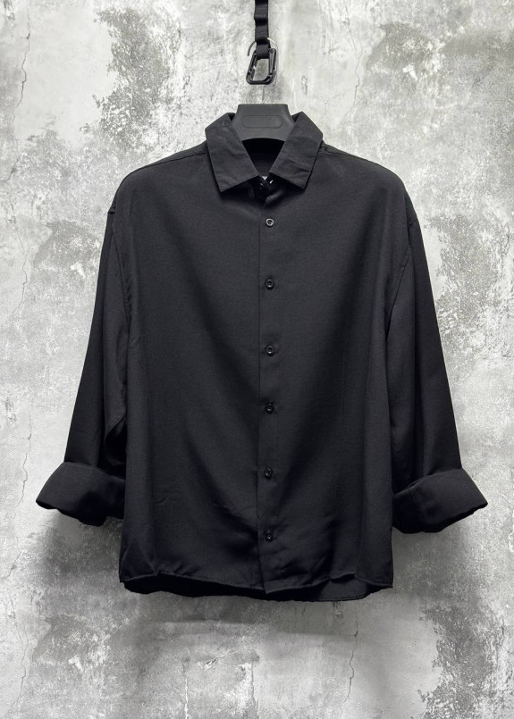 Сорочка оверсайз базова чорна MFStore Изображение Сорочка оверсайз базова чорна MFStore