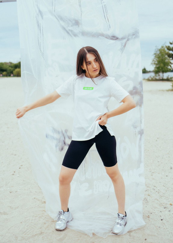 Футболка белая как-то так Изображение Футболка белая как-то так