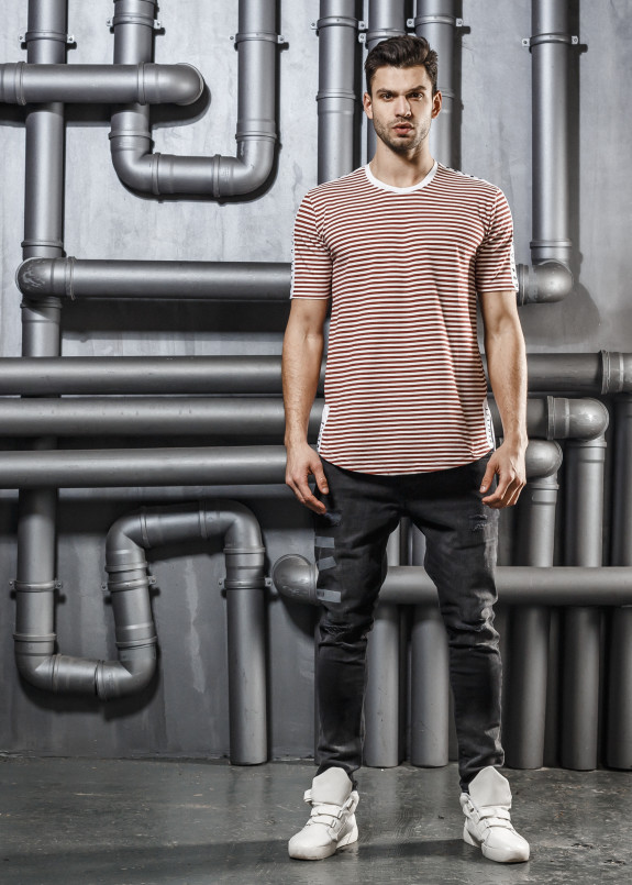 Футболка полосатая Mfstore Изображение Футболка полосатая Mfstore