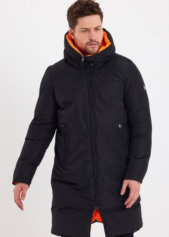 Пальто двостороннє чорно-помаранчеве MFStore Изображение Пальто двостороннє чорно-помаранчеве MFStore