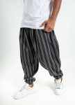 Штани вільного крою з малюнком смужки MFStore Изображение Штани вільного крою з малюнком смужки MFStore