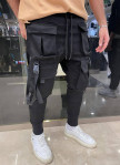 Джоггери карго чоловічі з лампасами MFStore Изображение Джоггери карго чоловічі з лампасами MFStore
