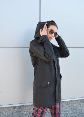 Плащ женский черный Jack Изображение Плащ женский черный Jack