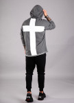 Худи с принтом крест на спине MFStore Изображение Худи с принтом крест на спине MFStore