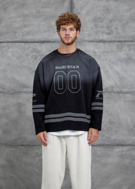 Стильний виварений світшот градієнт з принтом 00 MFStore Изображение Стильний виварений світшот градієнт з принтом 00 MFStore