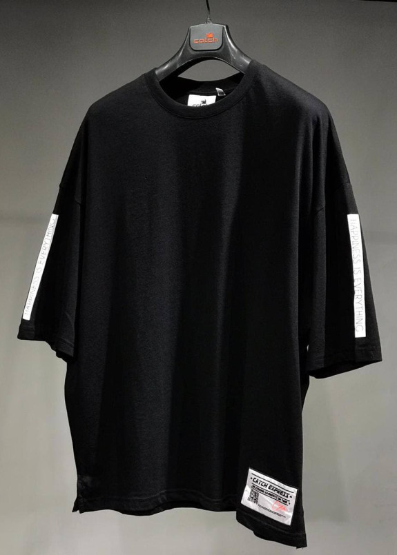 Футболка с белыми вставками на рукавх MFStore Изображение Футболка с белыми вставками на рукавх MFStore