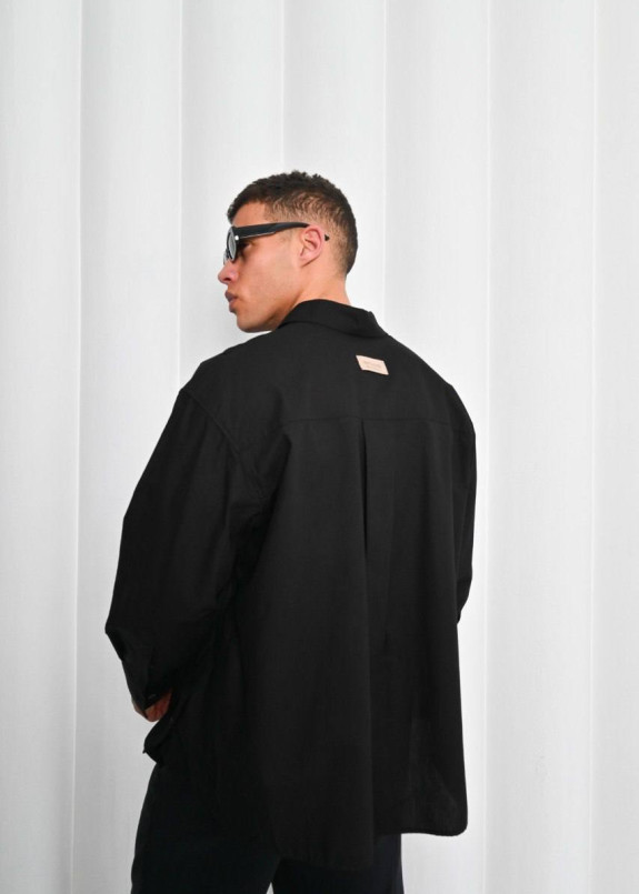 Сорочка оверсайз чорна MFStore Изображение Сорочка оверсайз чорна MFStore