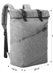 Дорожный серый рюкзак для ноутбука Изображение Дорожный серый рюкзак для ноутбука