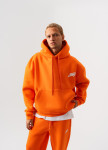 Худі оверсайз на флісі з принтом помаранчеве MFStore Изображение Худі оверсайз на флісі з принтом помаранчеве MFStore