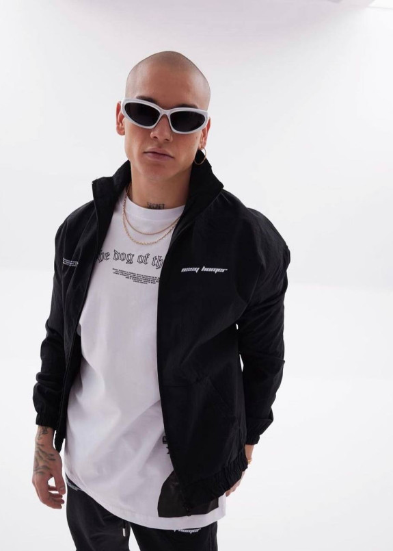 Бомбер з плащівки чоловічій чорний MFStore Изображение Бомбер з плащівки чоловічій чорний MFStore