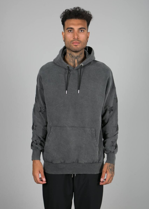 Худі оверсайз з нашивками сіре MFStore Изображение Худі оверсайз з нашивками сіре MFStore