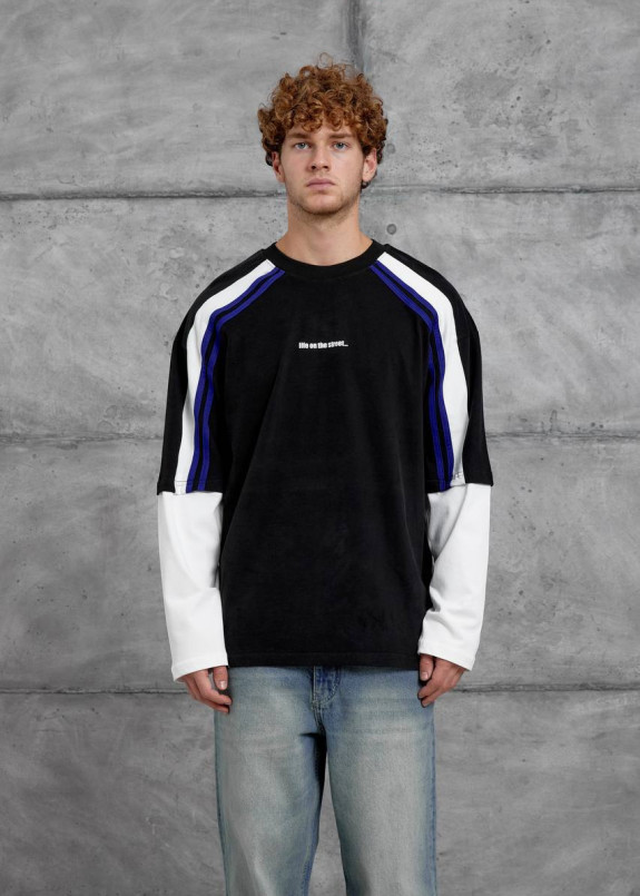 Стильний світшот з подвійним рукавом MFStore Изображение Стильний світшот з подвійним рукавом MFStore