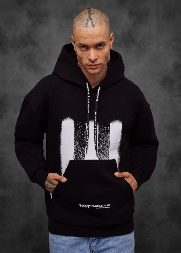 Худі оверсайз з текстом і принтами MFStore Изображение Худі оверсайз з текстом і принтами MFStore