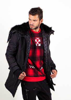 Парка с затяжками на поясе MFStore Изображение Парка с затяжками на поясе MFStore