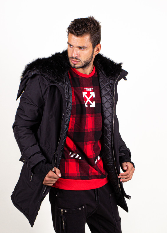 Парка с затяжками на поясе MFStore Изображение Парка с затяжками на поясе MFStore