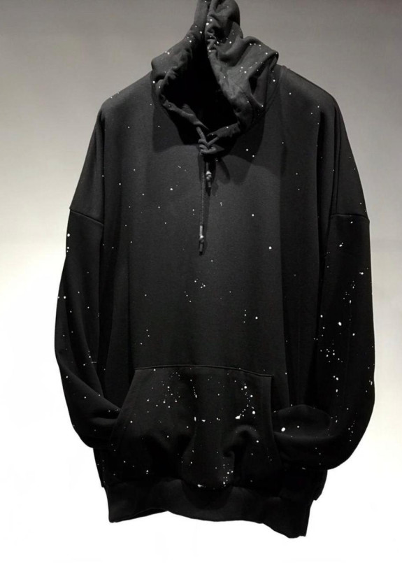 Худи с принтом брызги краской MFStore Изображение Худи с принтом брызги краской MFStore