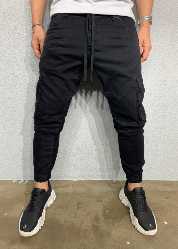 Джинсы с накладными карманами по бокам MFStore Изображение Джинсы с накладными карманами по бокам MFStore