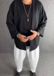 Кімоно вільного крою чорне MFStore Изображение Кімоно вільного крою чорне MFStore