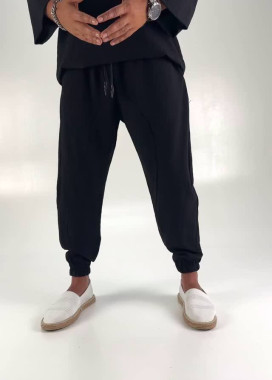 Спортивні штани вільного крою легкі чорні MFStore Изображение Спортивні штани вільного крою легкі чорні MFStore