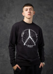 Свитшот мужской чёрный Мы за мир Tur streetwear Изображение Свитшот мужской чёрный Мы за мир Tur streetwear
