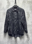 Сорочка дизайнерська вільного крою чорно-сіра MFStore Изображение Сорочка дизайнерська вільного крою чорно-сіра MFStore