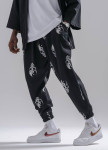 Штани вільного крою skull на манжеті чорні MFStore Изображение Штани вільного крою skull на манжеті чорні MFStore