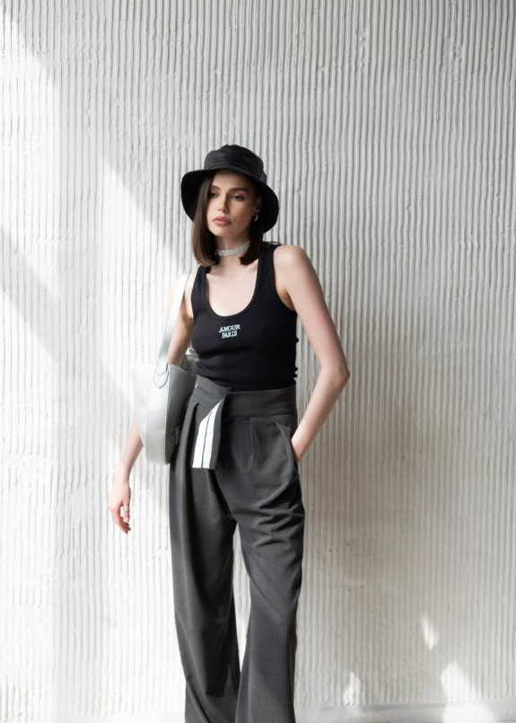 Майка-топ жіночий чорна MFStore Изображение Майка-топ жіночий чорна MFStore