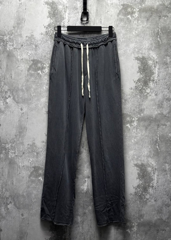 Штани вільного крою прямі виварені темно-сірі MFStore Изображение Штани вільного крою прямі виварені темно-сірі MFStore