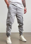 Джогери карго чоловічі оверсайз світло-сірі MFStore Изображение Джогери карго чоловічі оверсайз світло-сірі MFStore