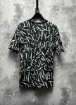 Футболка принтована з текстом чорно-біла MFStore Изображение Футболка принтована з текстом чорно-біла MFStore