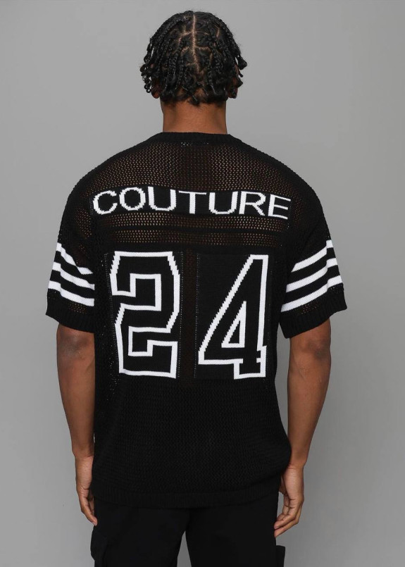 Футболка 24 couture сіткою чорна MFStore Изображение Футболка 24 couture сіткою чорна MFStore