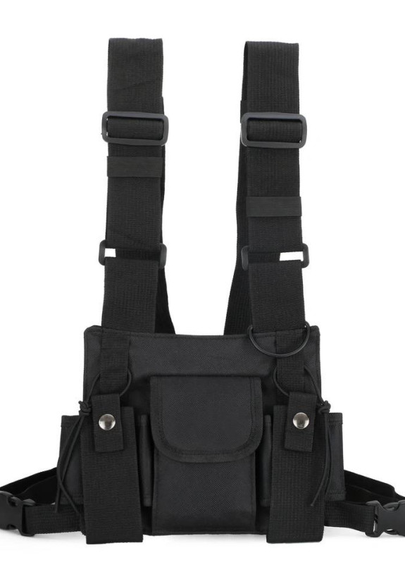 Вулична нагрудна сумка чорна MFStore Изображение Вулична нагрудна сумка чорна MFStore