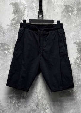 Стильні чоловічі брючні шорти чорні MFStore Изображение Стильні чоловічі брючні шорти чорні MFStore