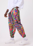 Штани різнокольорові вільного крою MFStore Изображение Штани різнокольорові вільного крою MFStore