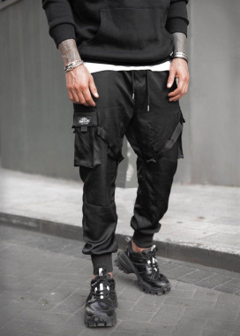 Брюки спортивные с манжетами и карманами MFStore Изображение Брюки спортивные с манжетами и карманами MFStore