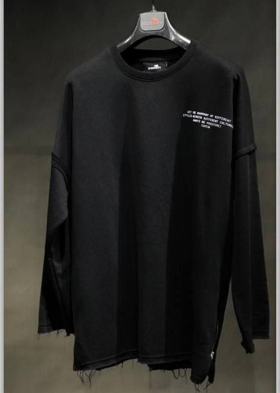 Лонгслив с укороченным рукавом черный MFStore Изображение Лонгслив с укороченным рукавом черный MFStore