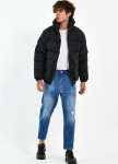 Изображение Куртка мужская с накладными карманами черная MFStore