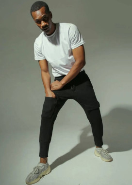 Спортивні штани з накладними карманами на манжетах чорні MFStore Изображение Спортивні штани з накладними карманами на манжетах чорні MFStore