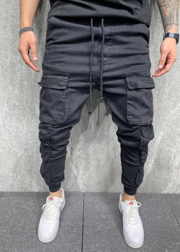 Джоггеры мужские с накладными карманами по всей длине Mfstore Изображение Джоггеры мужские с накладными карманами по всей длине Mfstore