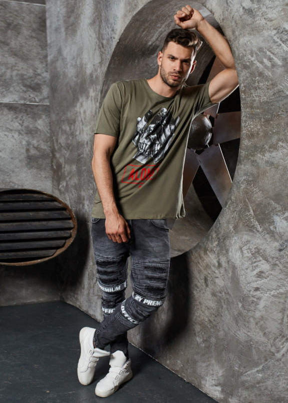 Футболка fuck off хаки MFStore Изображение Футболка fuck off хаки MFStore