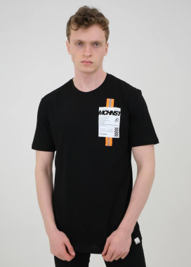 Футболка с оранжевой полоской MFStore Изображение Футболка с оранжевой полоской MFStore