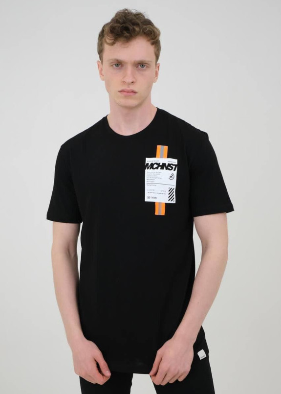 Футболка с оранжевой полоской MFStore Изображение Футболка с оранжевой полоской MFStore